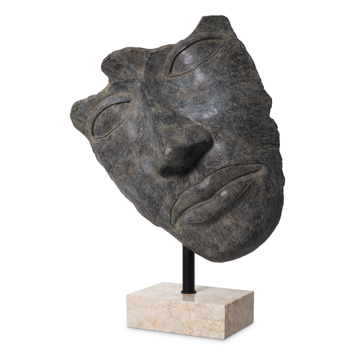 Head Heros bronze finish