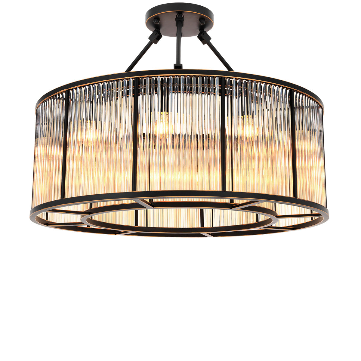 Ceiling Lamp Bernardi L bronze highlight finish