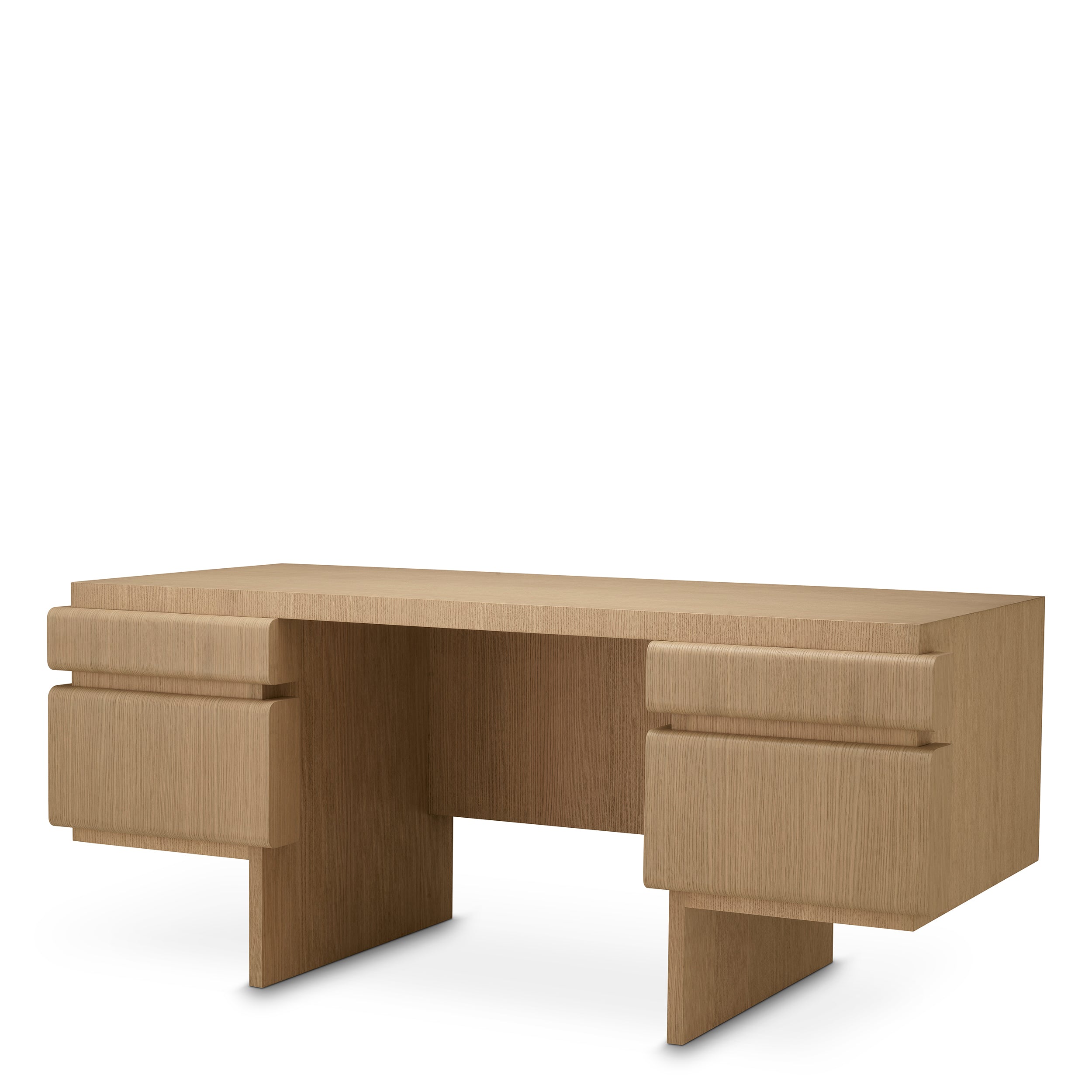 Desk Colston natural oak veneer