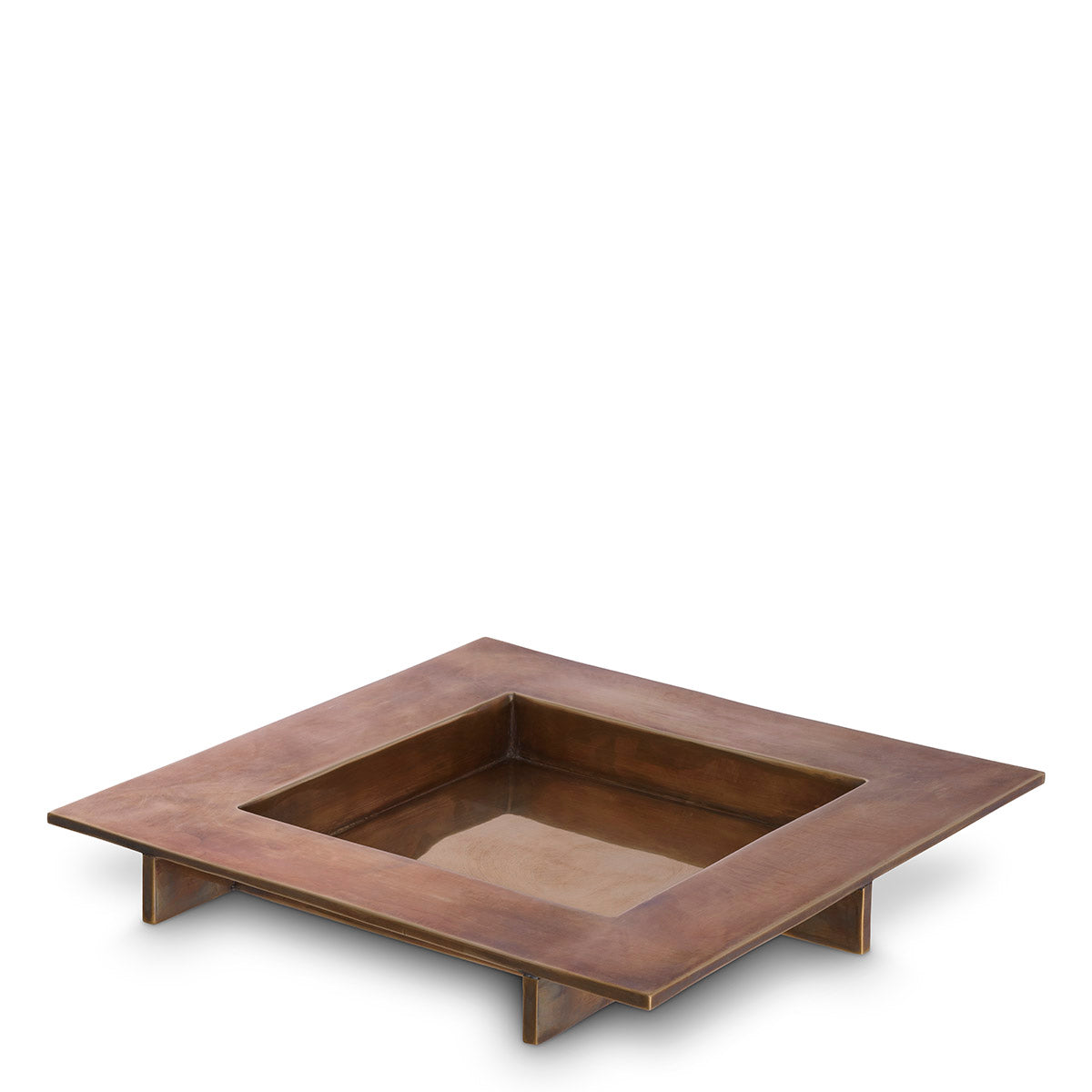 Tray Moro vintage brass finish