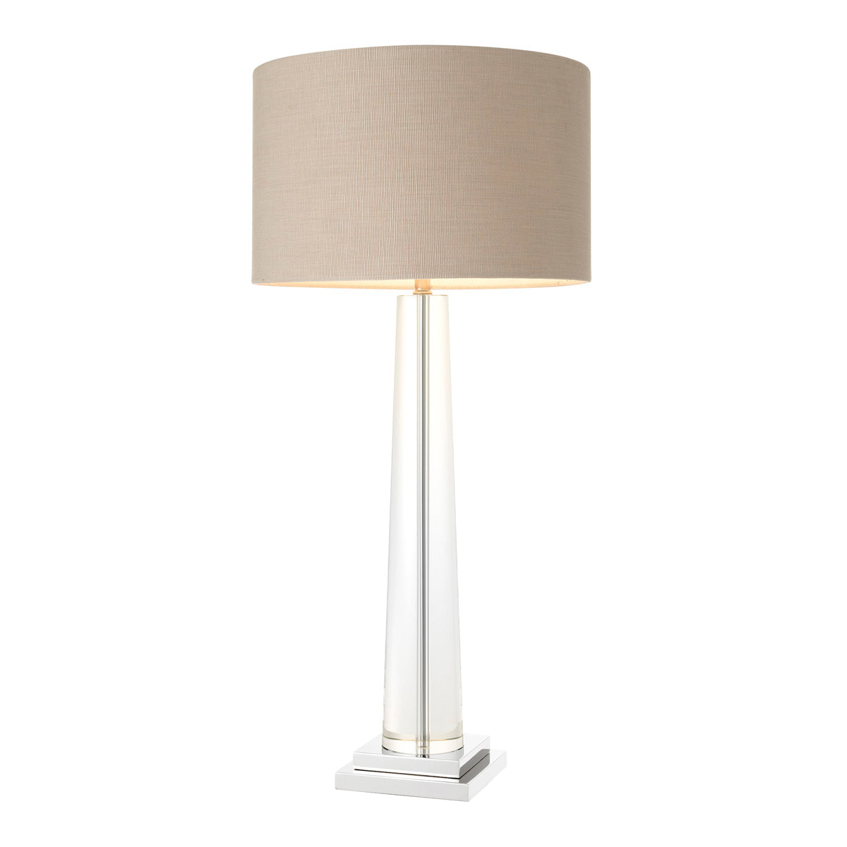 Table Lamp Oasis clear crystal incl shade