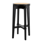 Black Rattan Bar Stool Dareau | Eichholtzmh.com