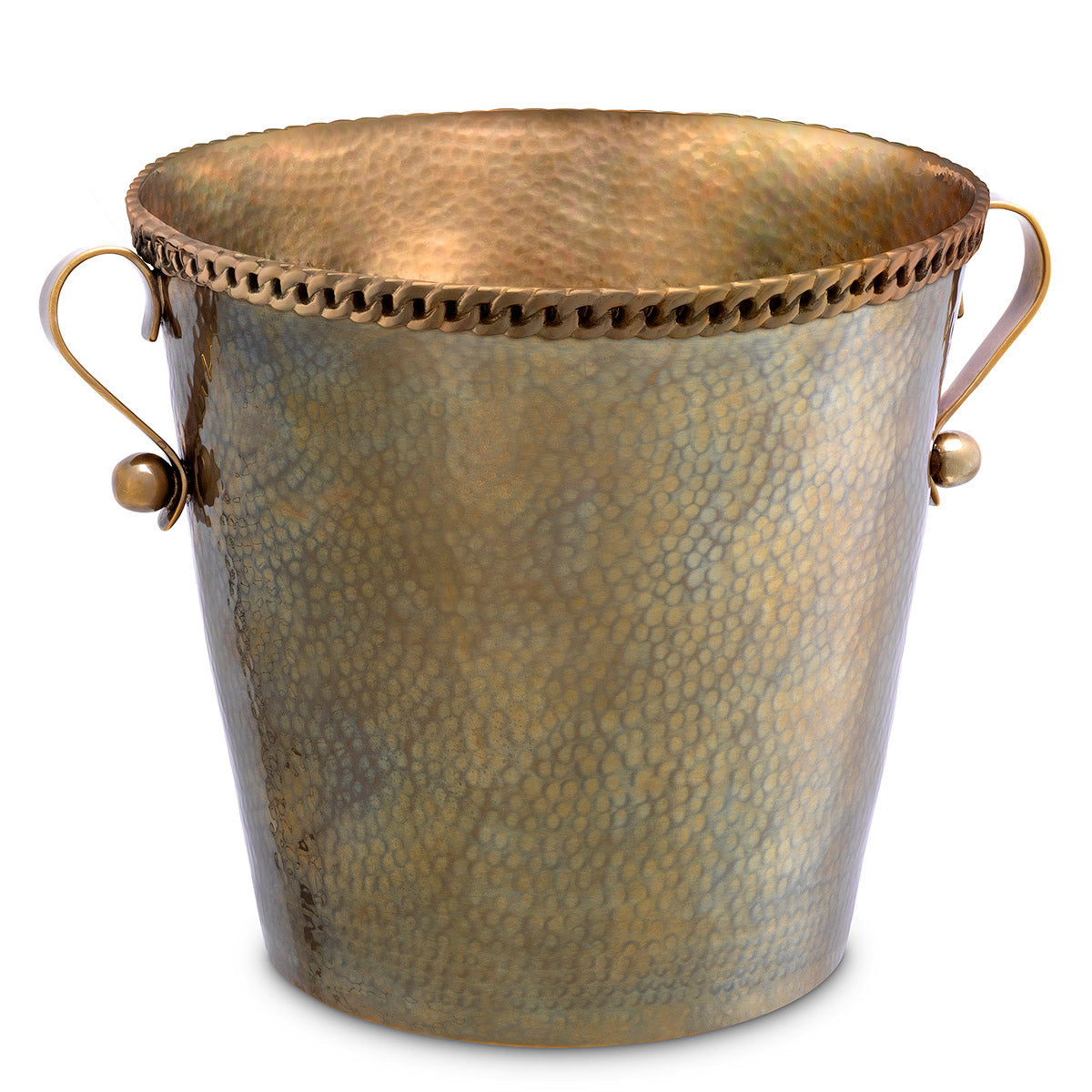 Wine Cooler Wagram vintage brass finish