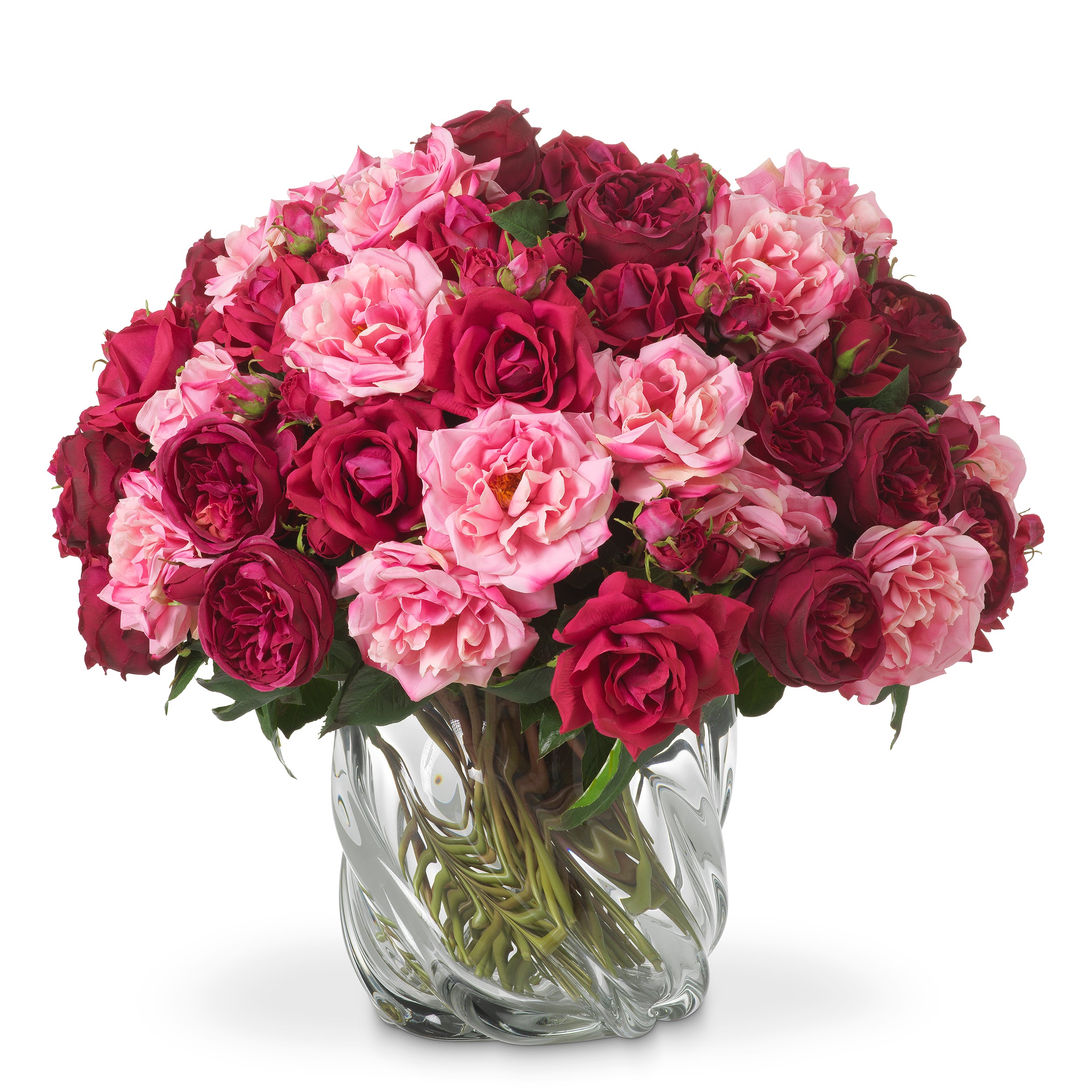 Bouquet of Roses multi color real touch 72 pcs/3 varieties