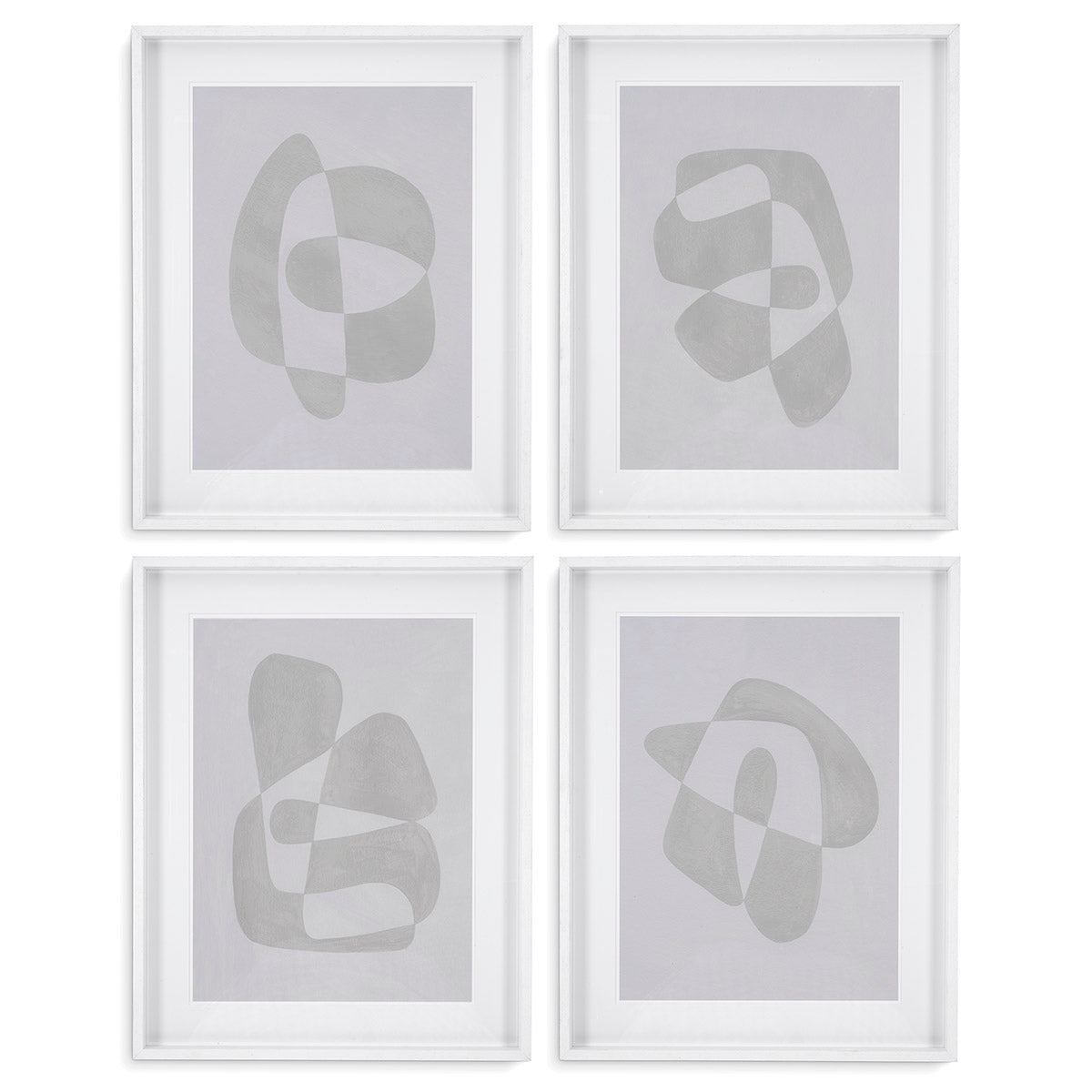 Print Soft shape set of 4