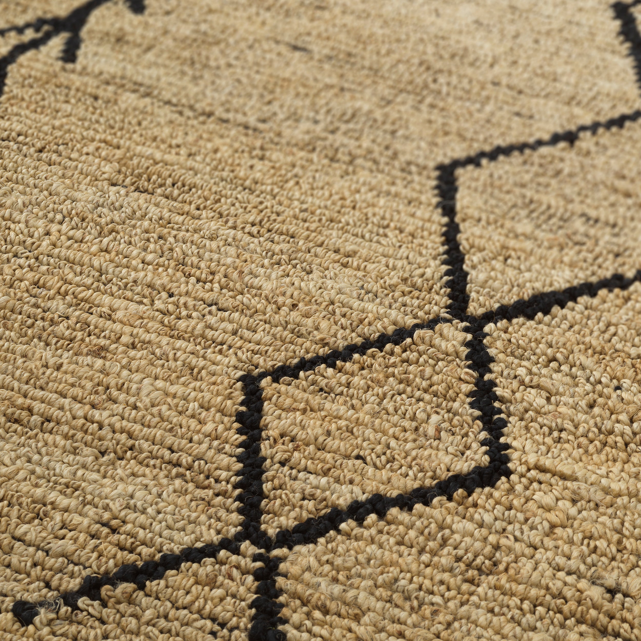 Rug Thornfield beige black 300 x 400 cm