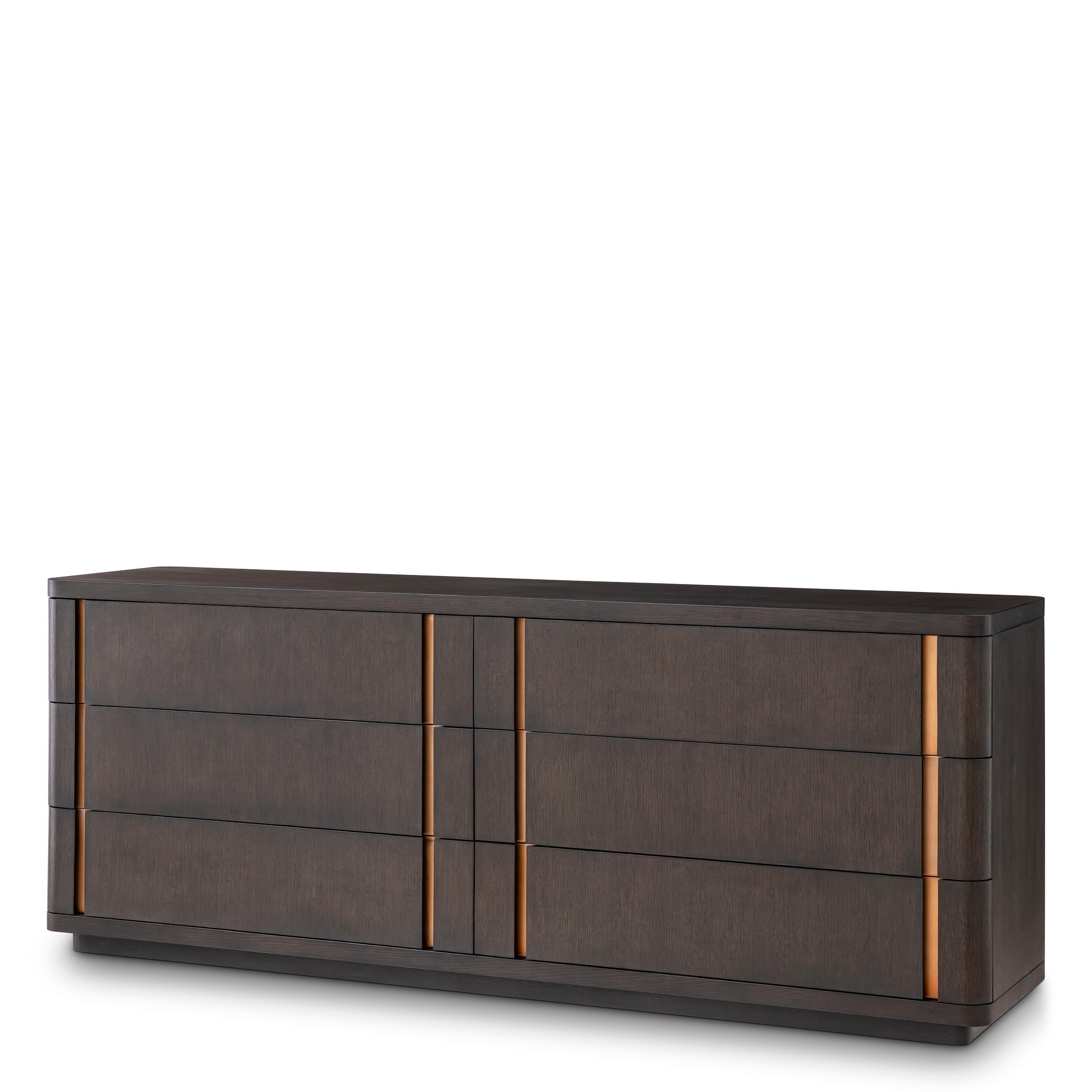 Drawer Dresser Modesto L mocha oak veneer