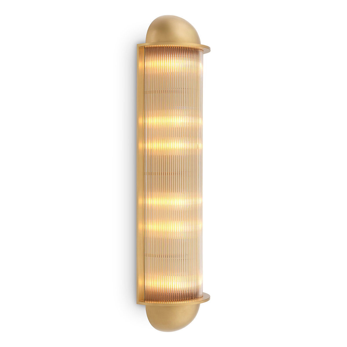 Wall Lamp Paolino antique brass finish