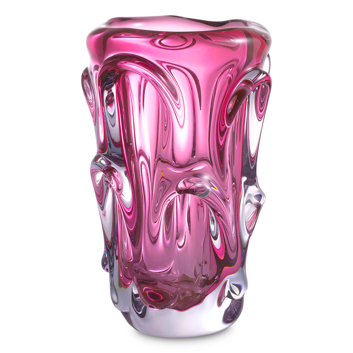 Vase Aila L pink glass
