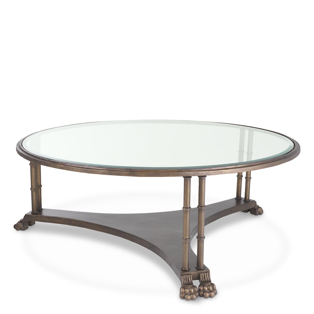 Coffee Table Lioness bronze finish