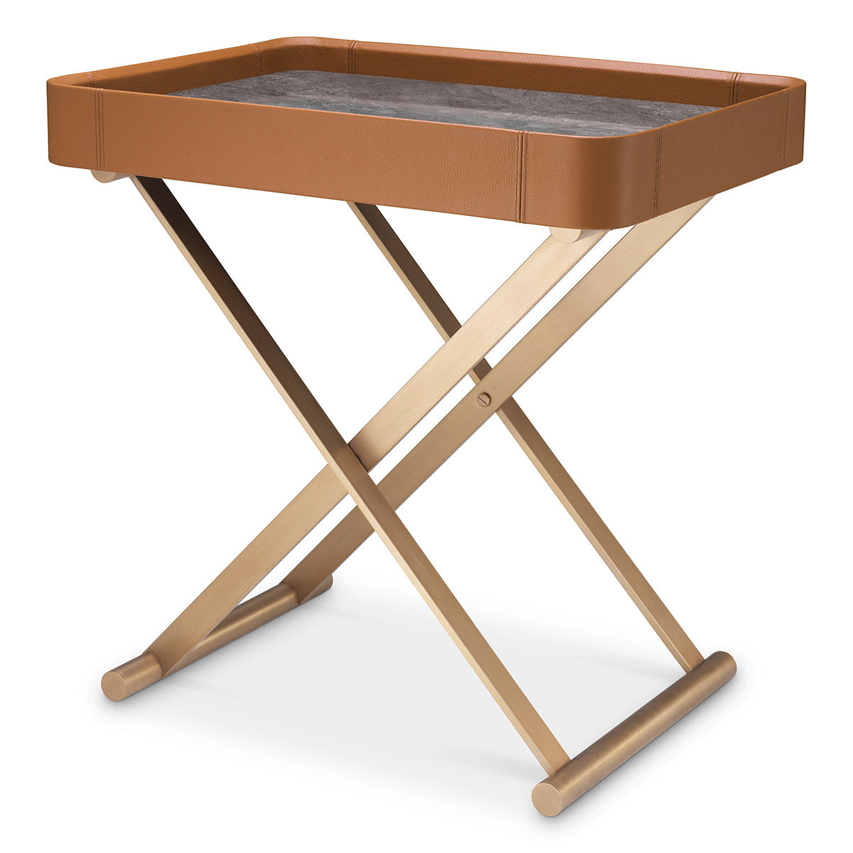 Butler Tray Monarch brown leather