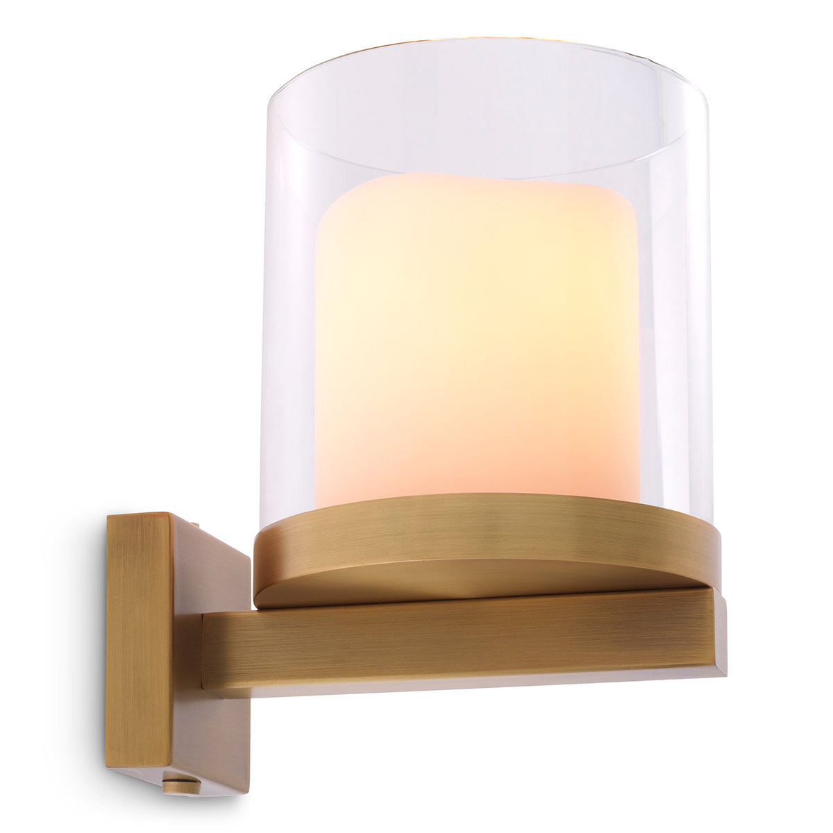 Wall Lamp Donovan antique brass finish