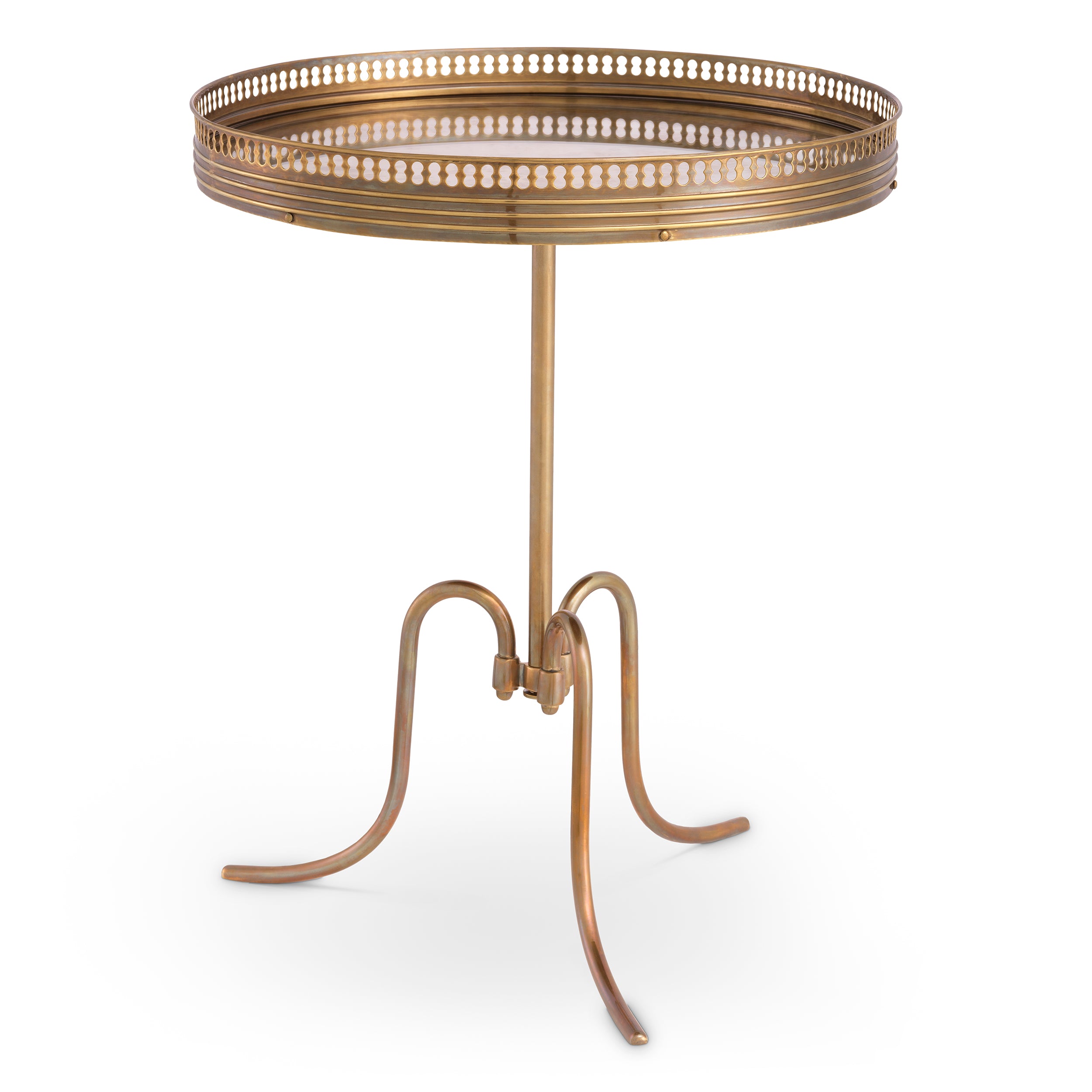 Side Table Classico antique mirror glass