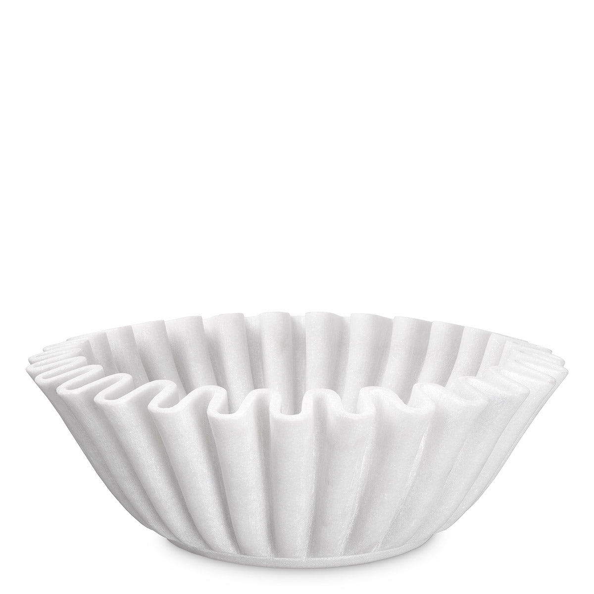 Bowl Jackson round white marble
