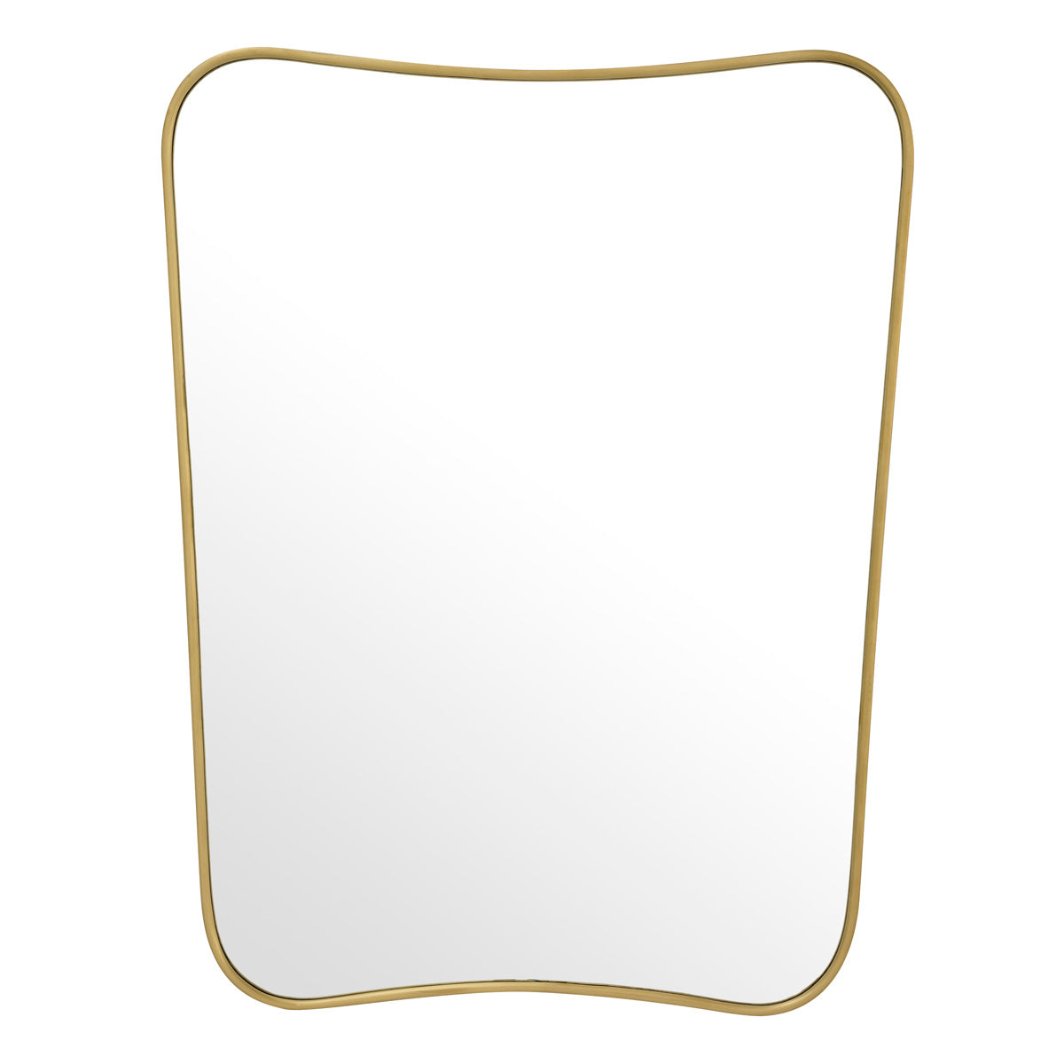 Mirror Vivienne S brushed brass finish