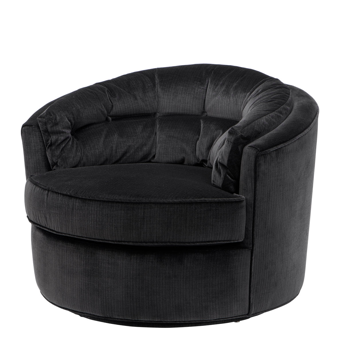 Swivel Chair Recla bolard black