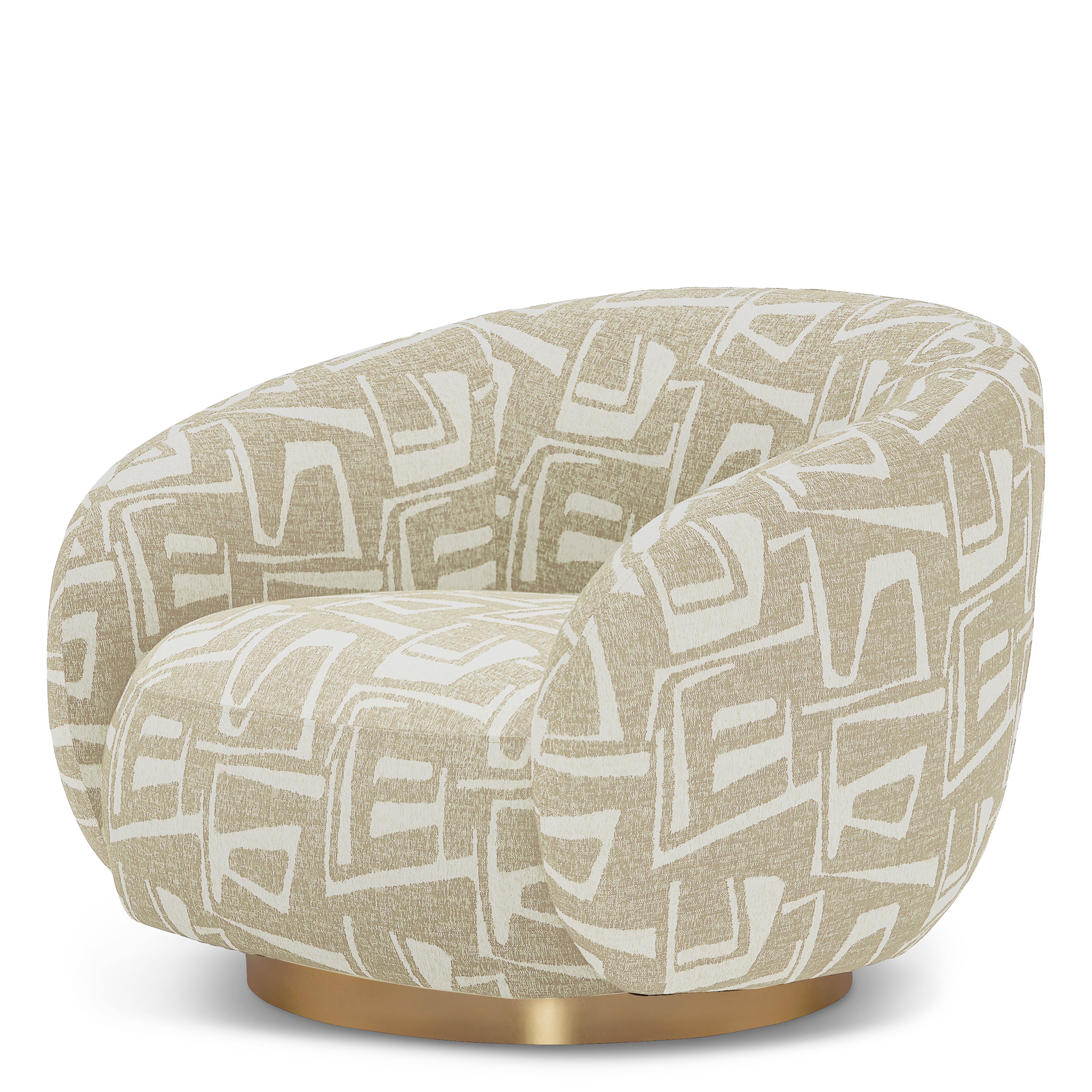 Swivel Chair Brice davenport light grey