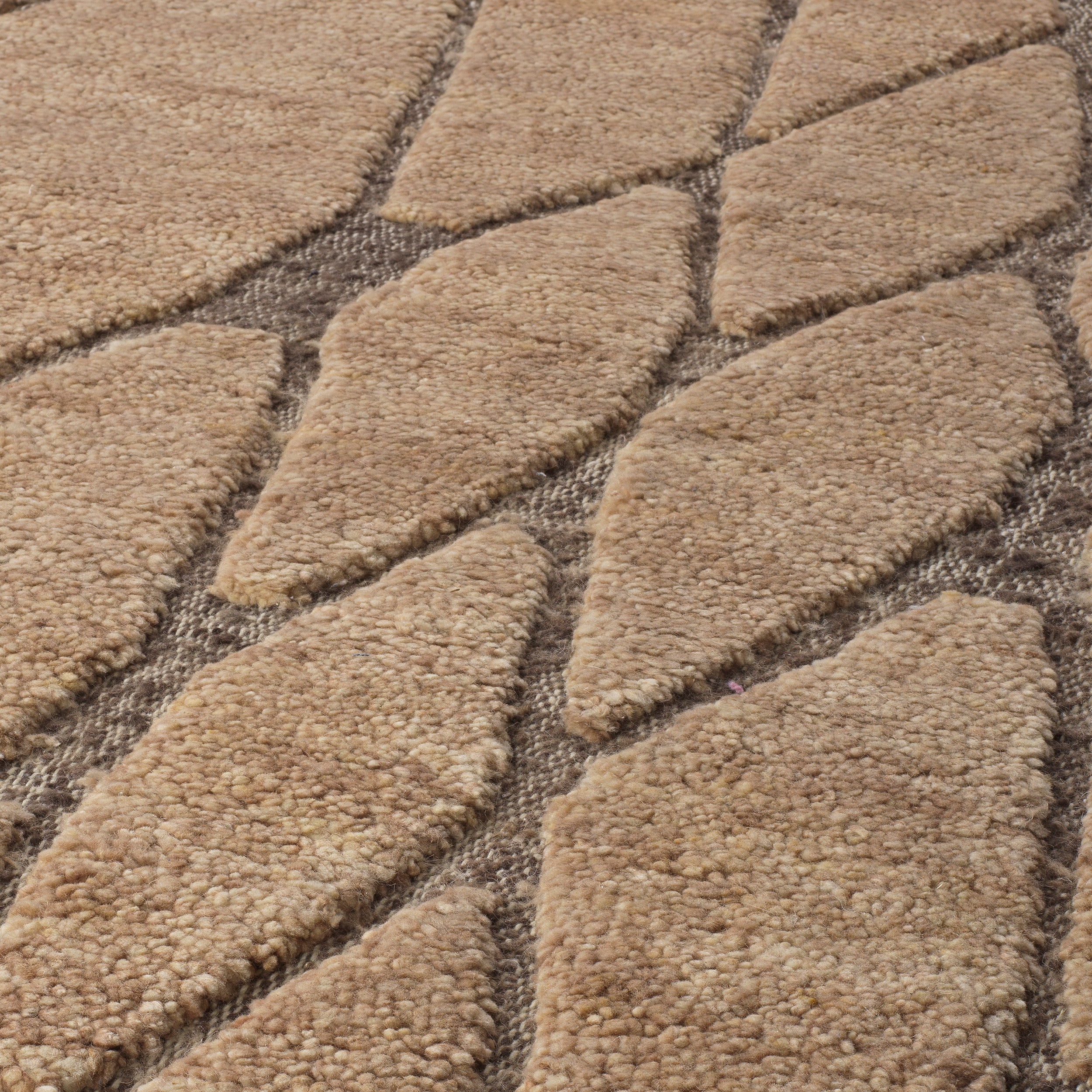 Rug Coralie brown beige 300 x 400 cm