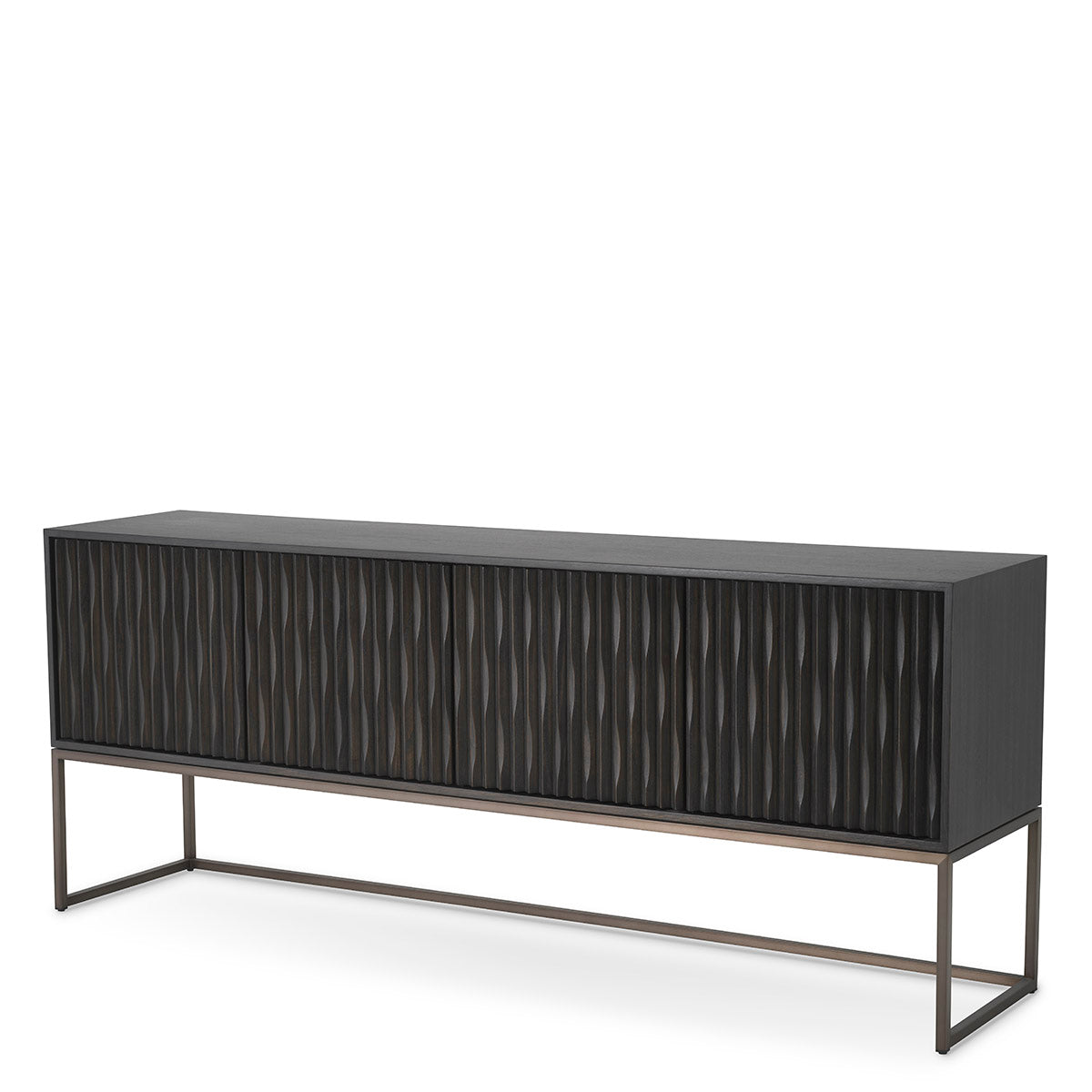 Dresser Brayden charcoal grey oak veneer