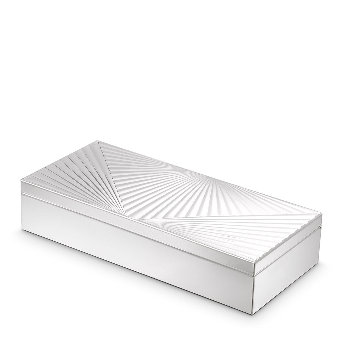 Box Camilo silver finish
