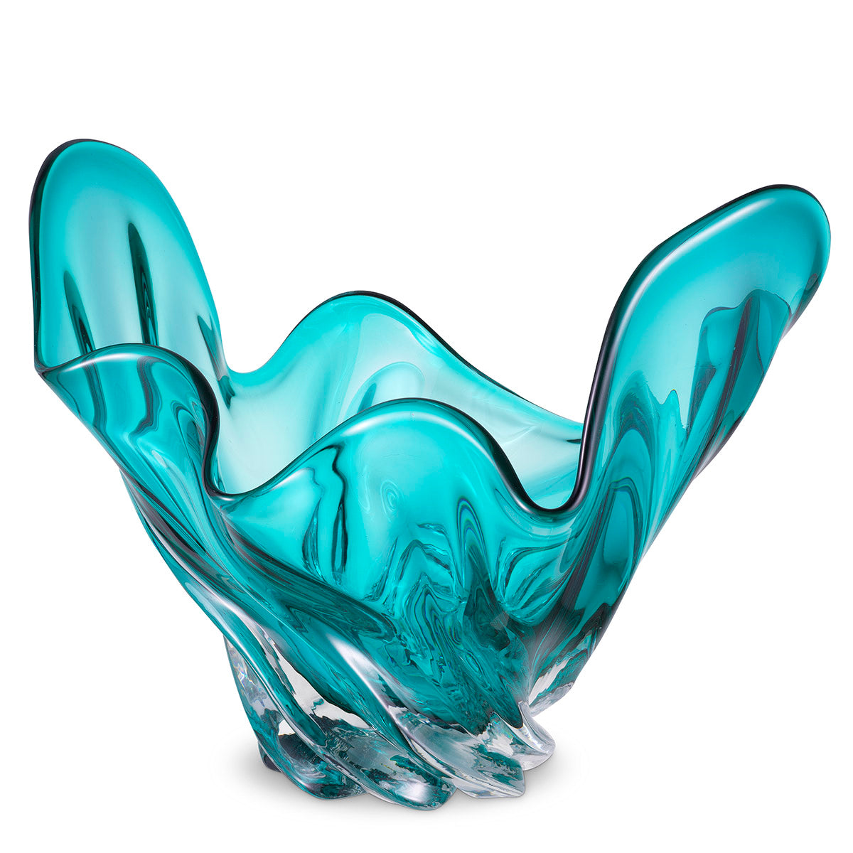Bowl Ace turquoise glass