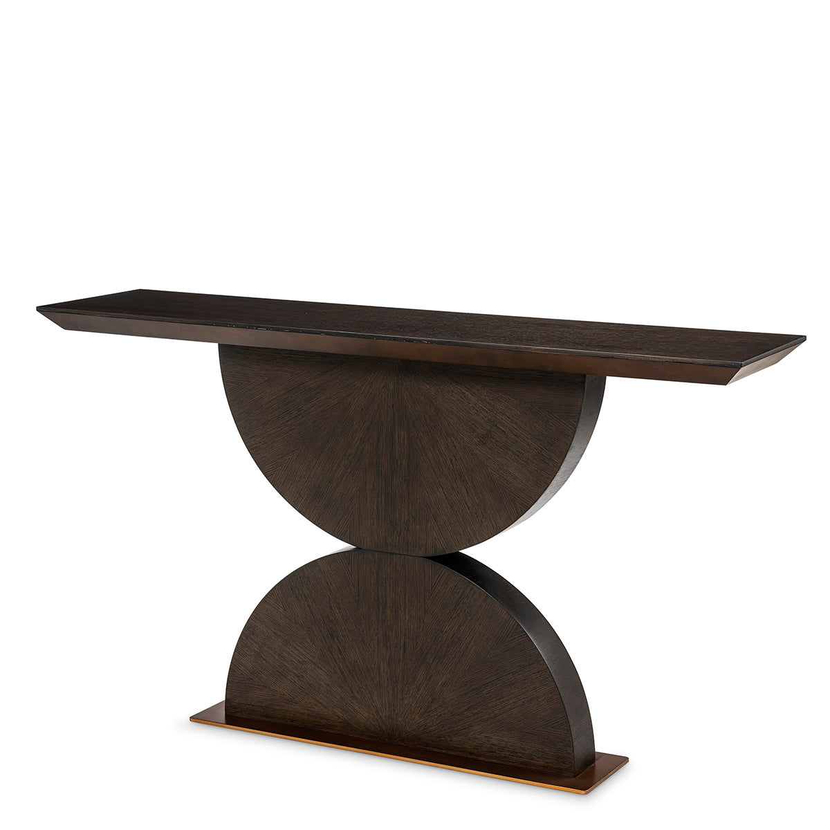 Console Table Spring mocha oak veneer