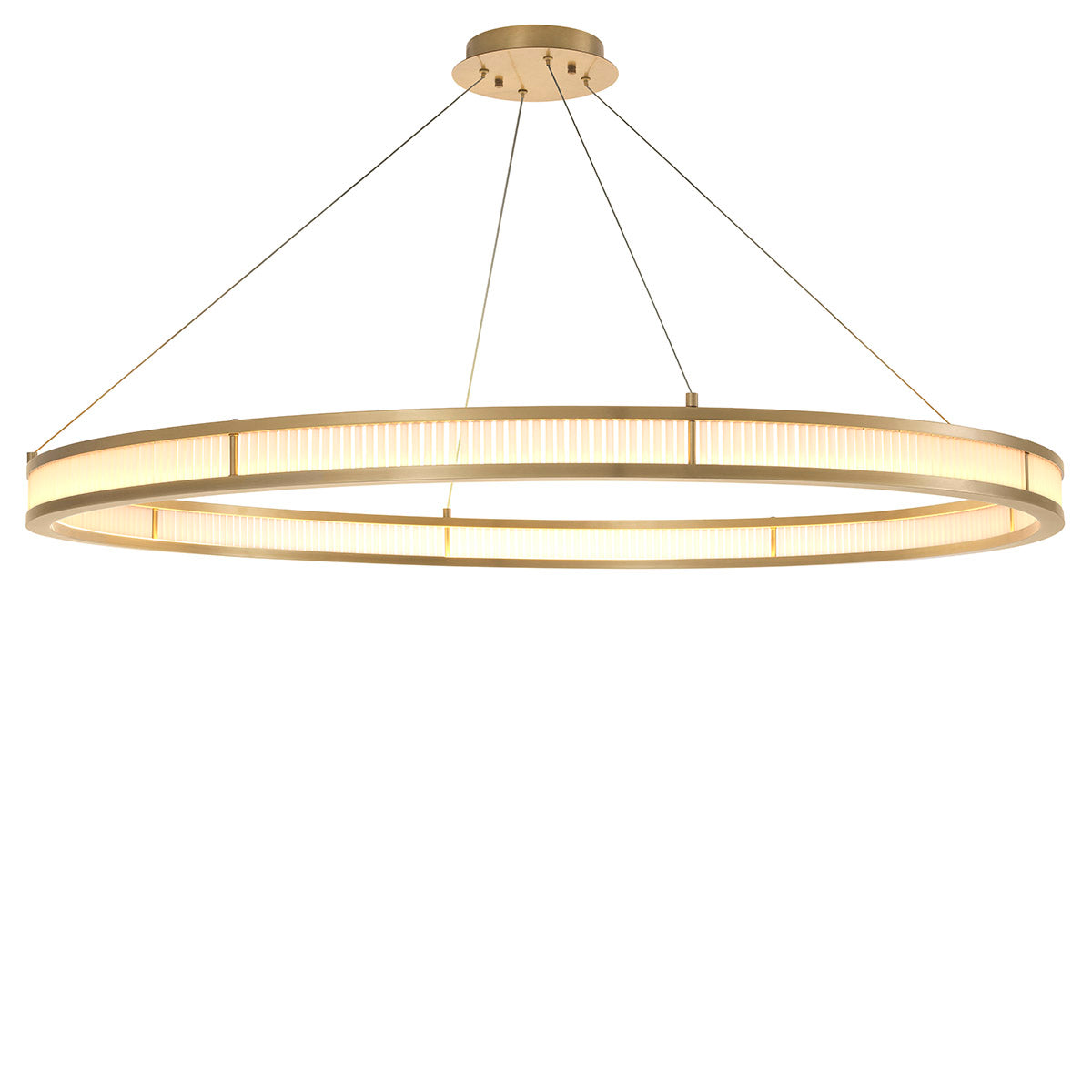 Chandelier Damien XL antique brass finish