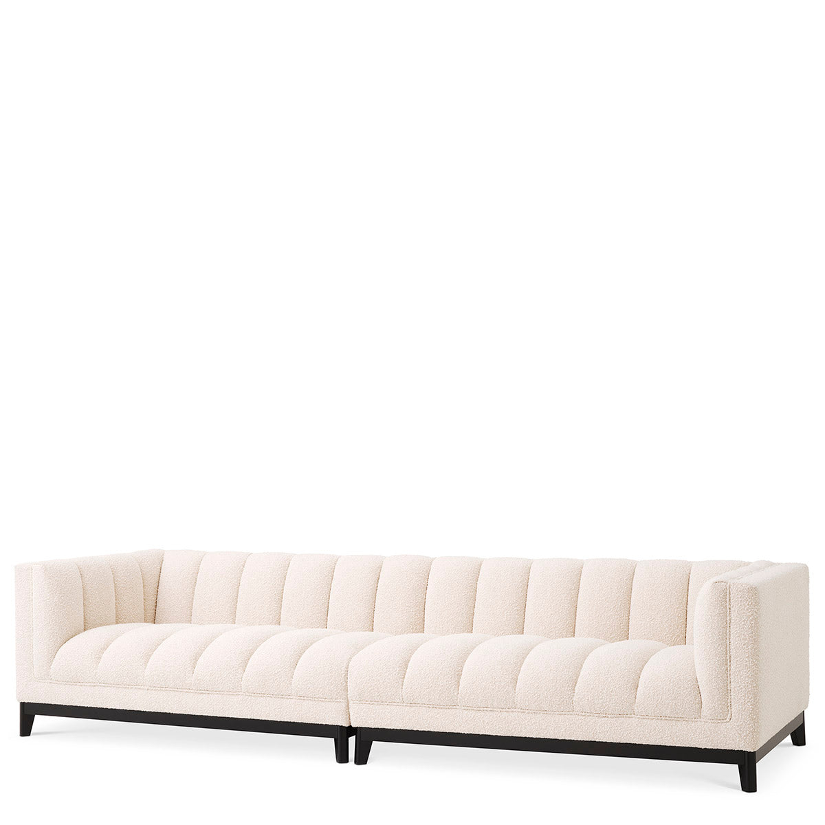 Sofa Ditmar bouclé cream L