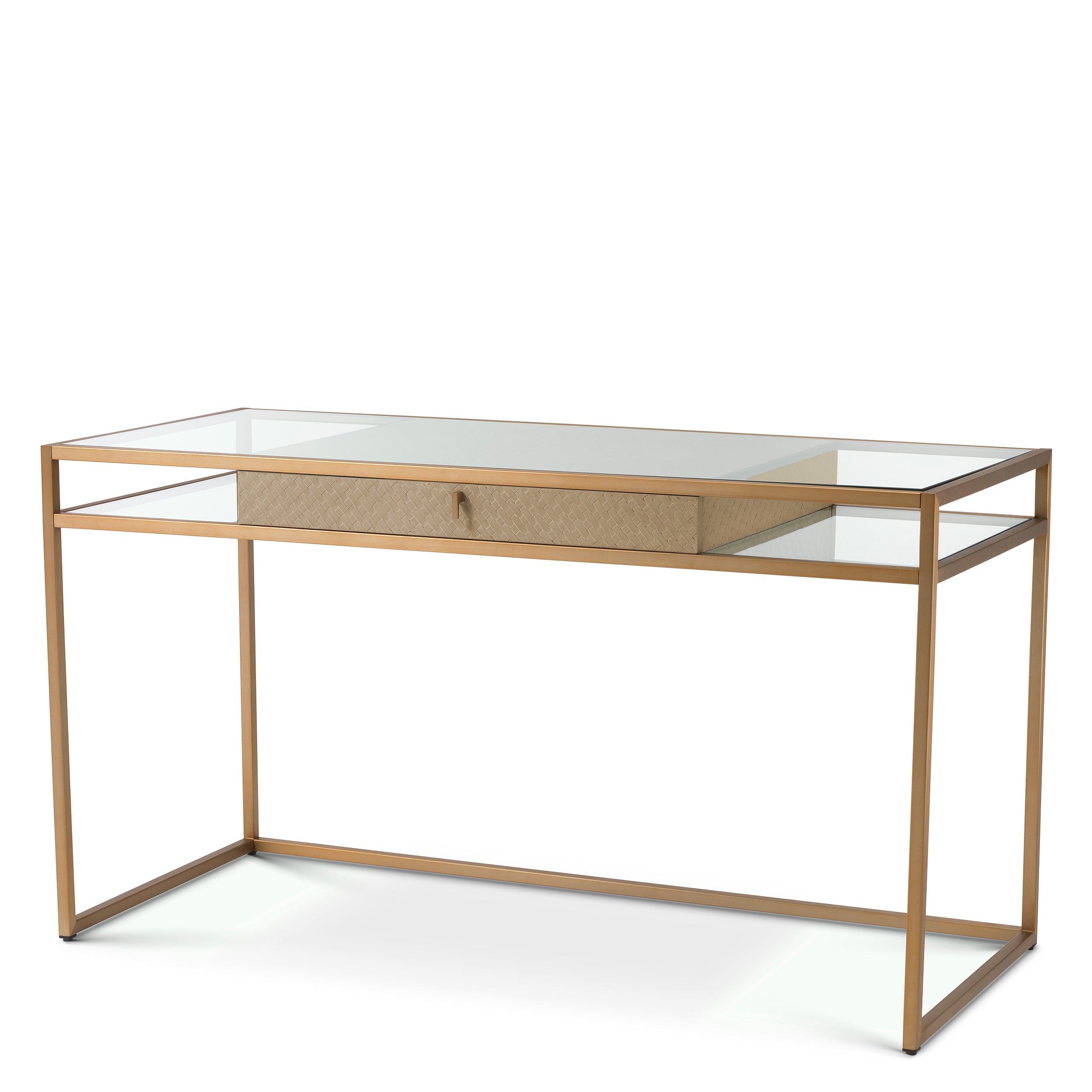 Desk Napa Valley woven washed oak veneer