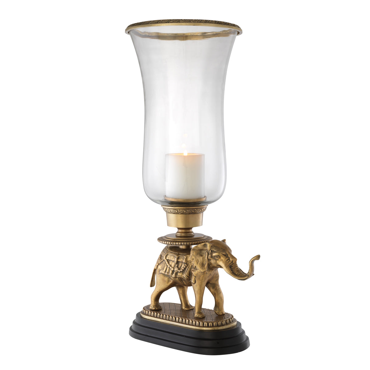 Hurricane Elephant vintage brass finish