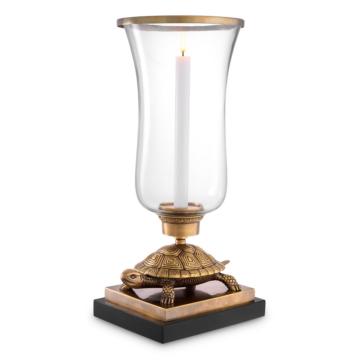 Hurricane Tortoise vintage brass finish