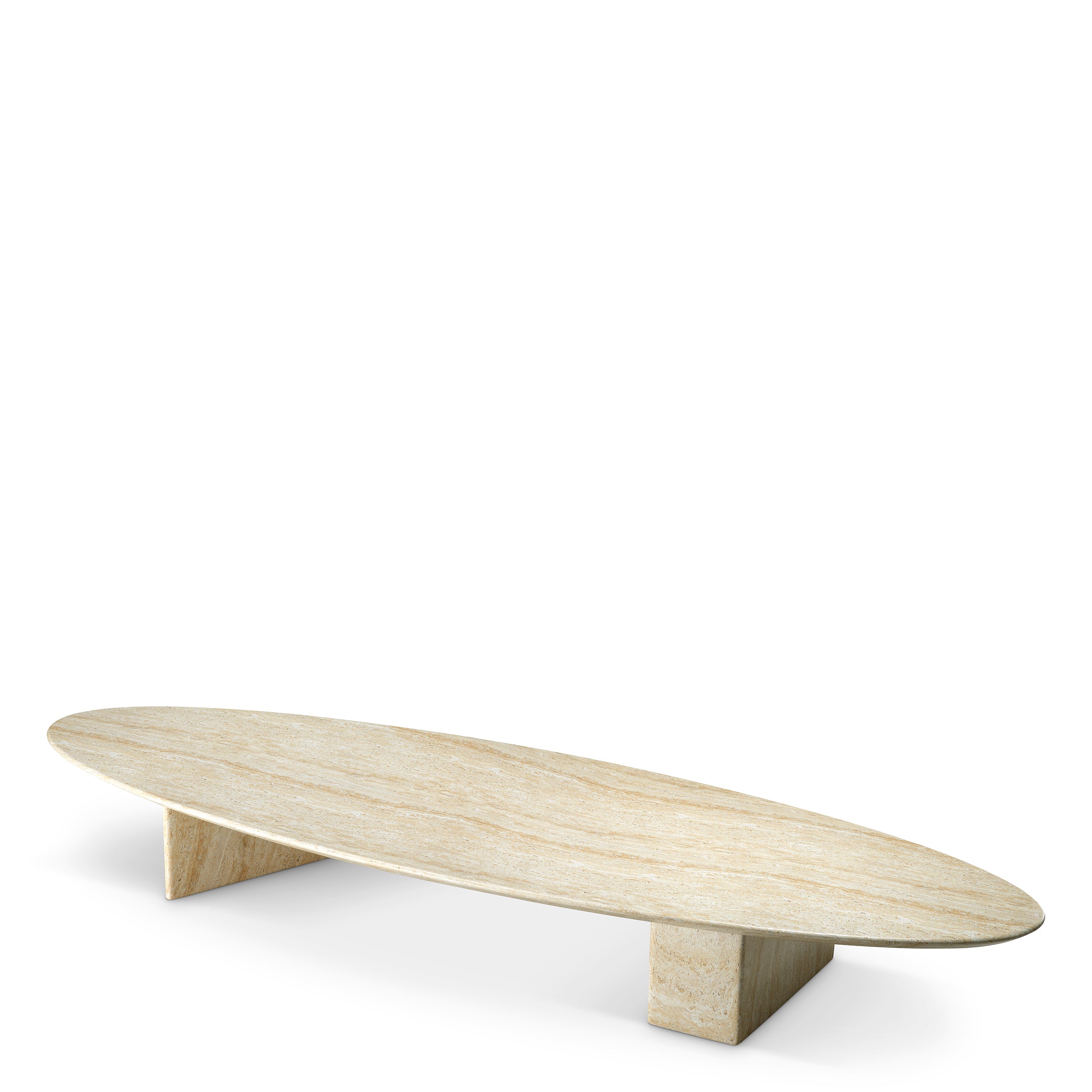 Outdoor Coffee Table Aurore faux travertine