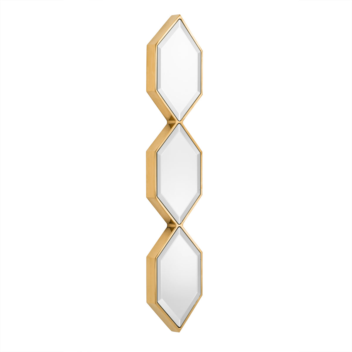 Mirror Saronno gold finish