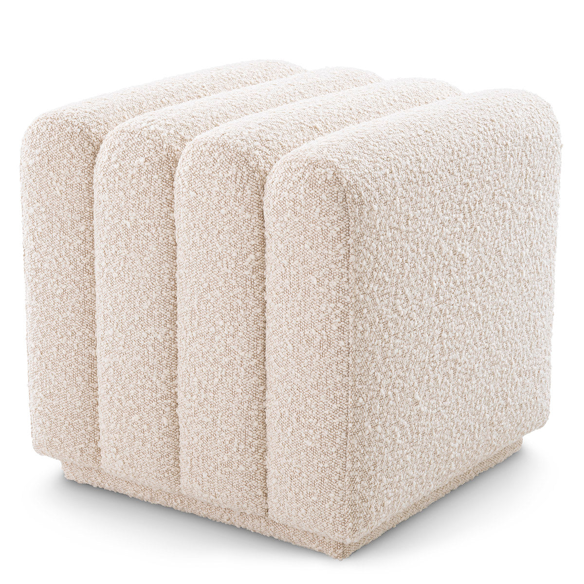 Stool Bente bouclé cream