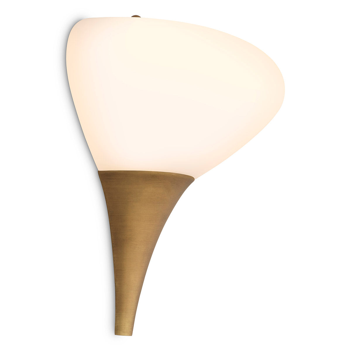 Wall Lamp Duco antique brass finish