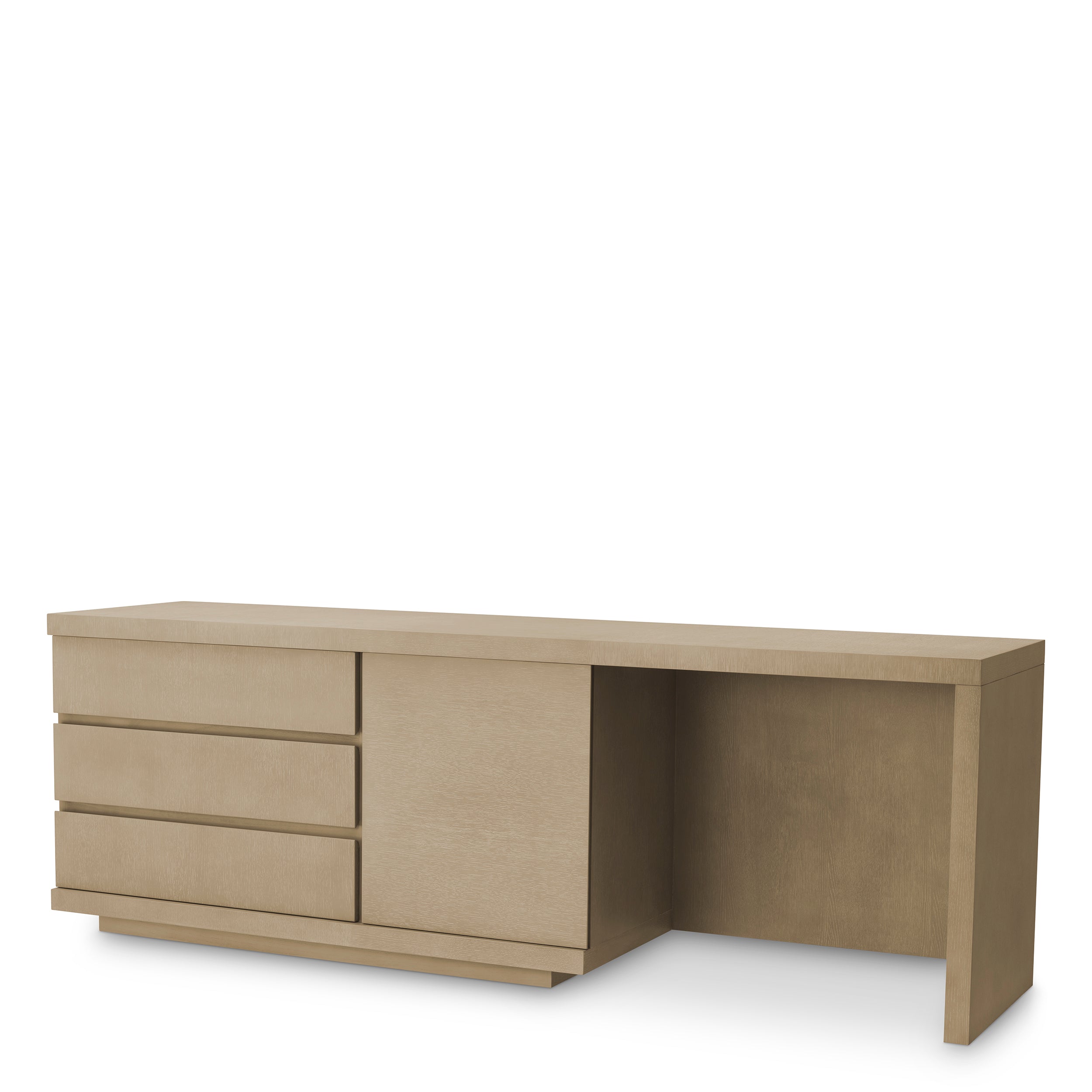Desk Crosby washed oak veneer