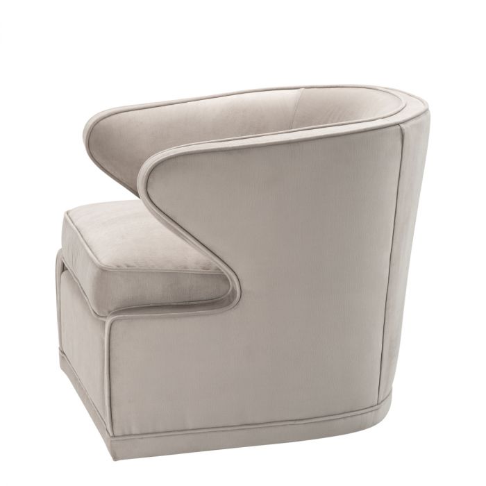 Swivel Chair Dorset pebble grey
