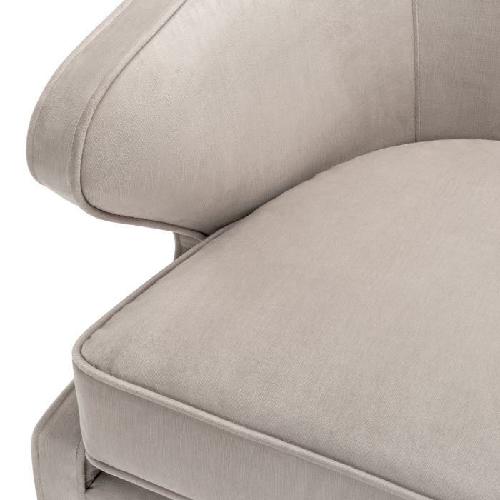 Swivel Chair Dorset pebble grey