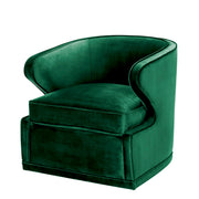 Green Velvet Retro Swivel Chair Dorset | Eichholtzmh.com