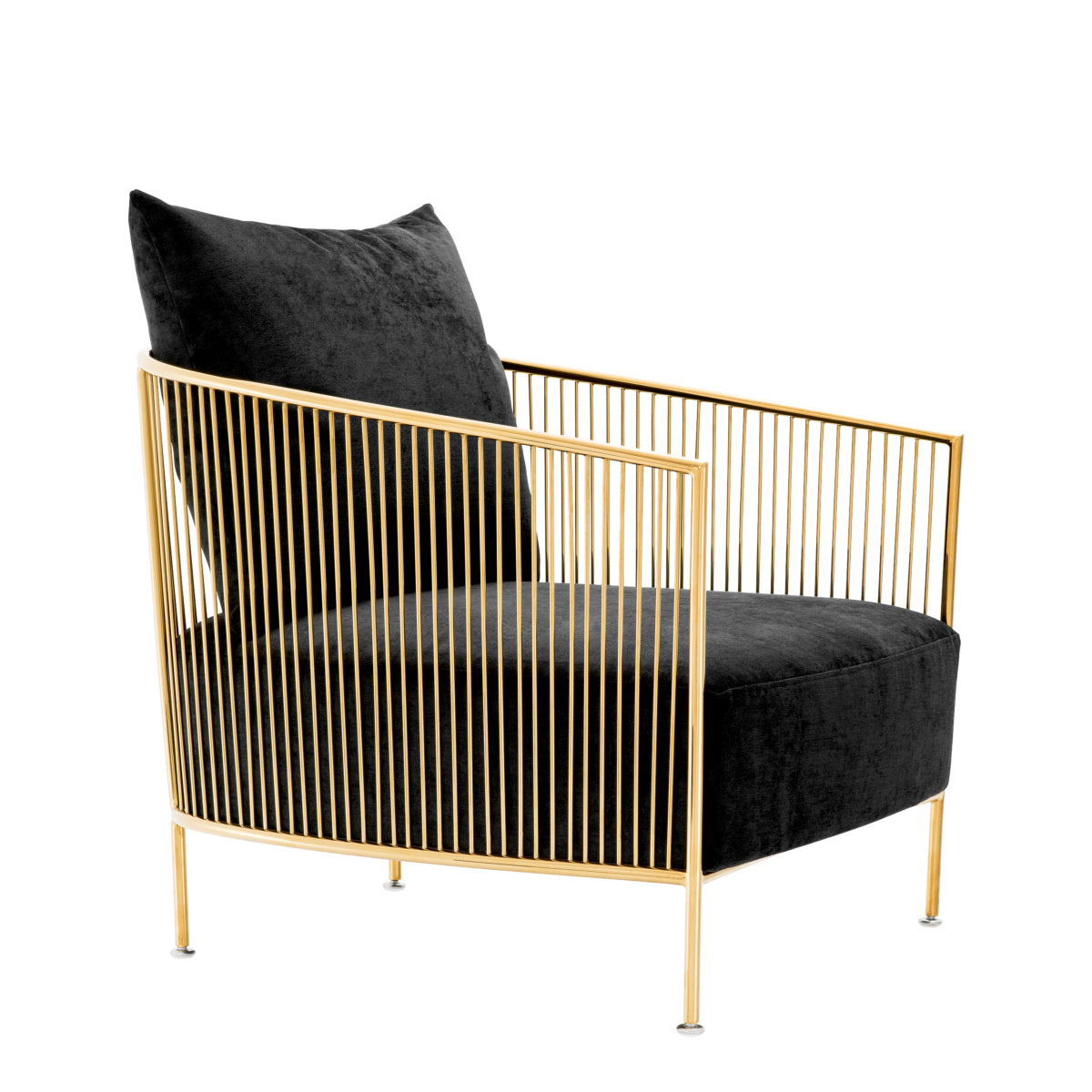Black Velvet Armchair Knox | Eichholtzmh.com
