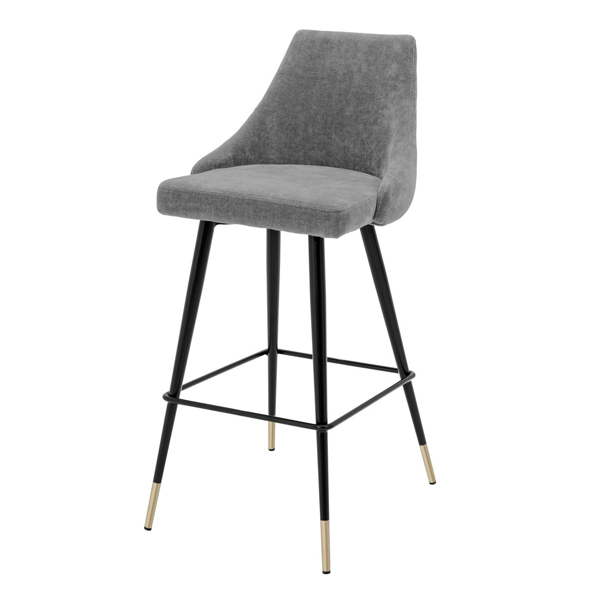 Buttoned Back Bar Stool Cedro | Eichholtzmh.com