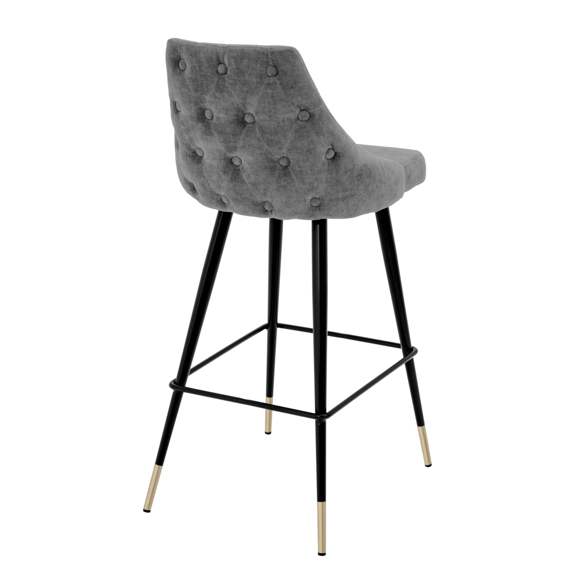 Buttoned Back Bar Stool Cedro | Eichholtzmh.com