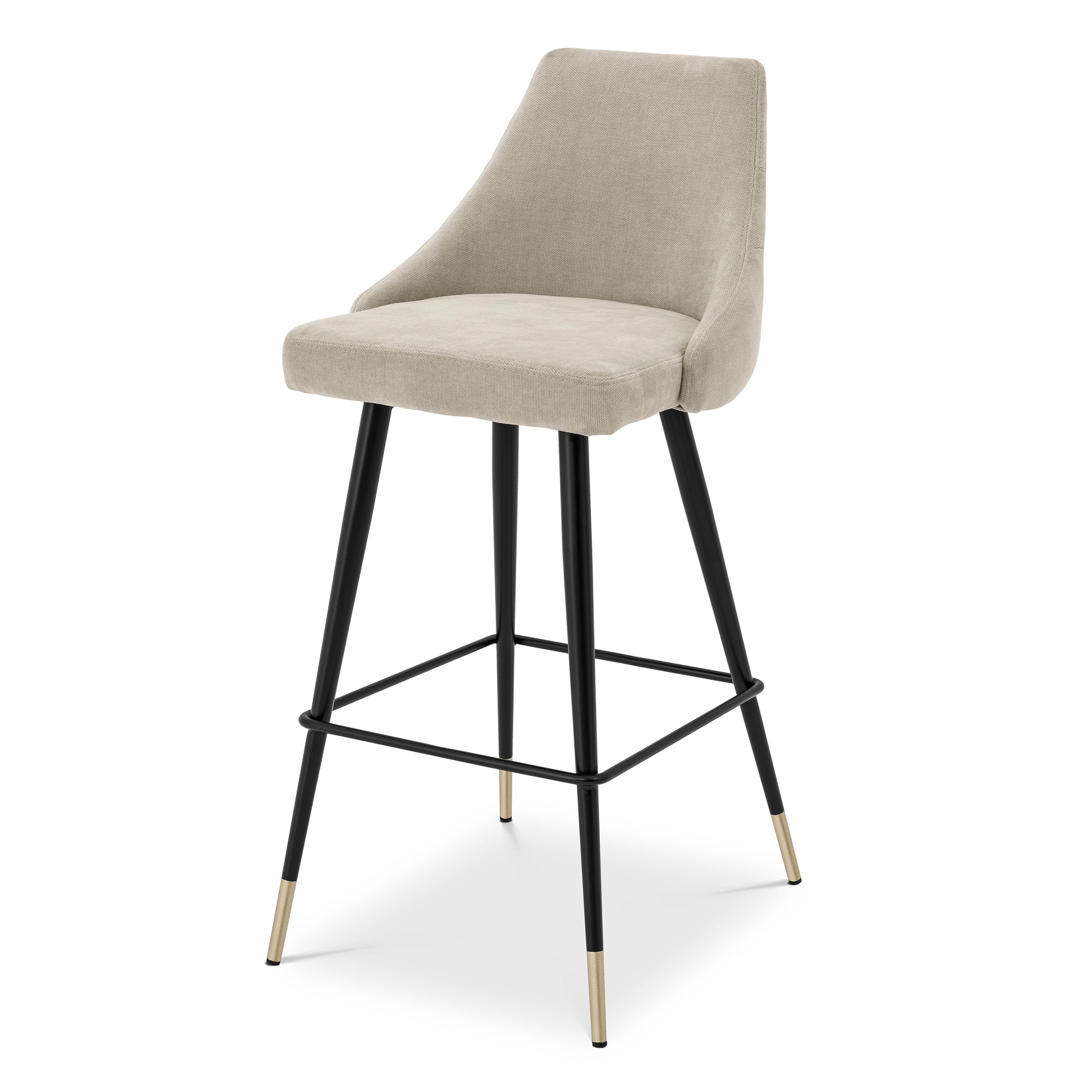 Buttoned Back Bar Stool Cedro | Eichholtzmh.com