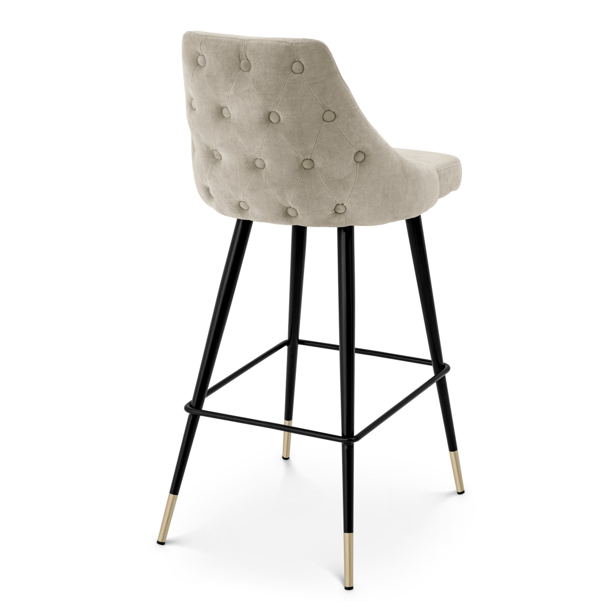 Buttoned Back Bar Stool Cedro | Eichholtzmh.com