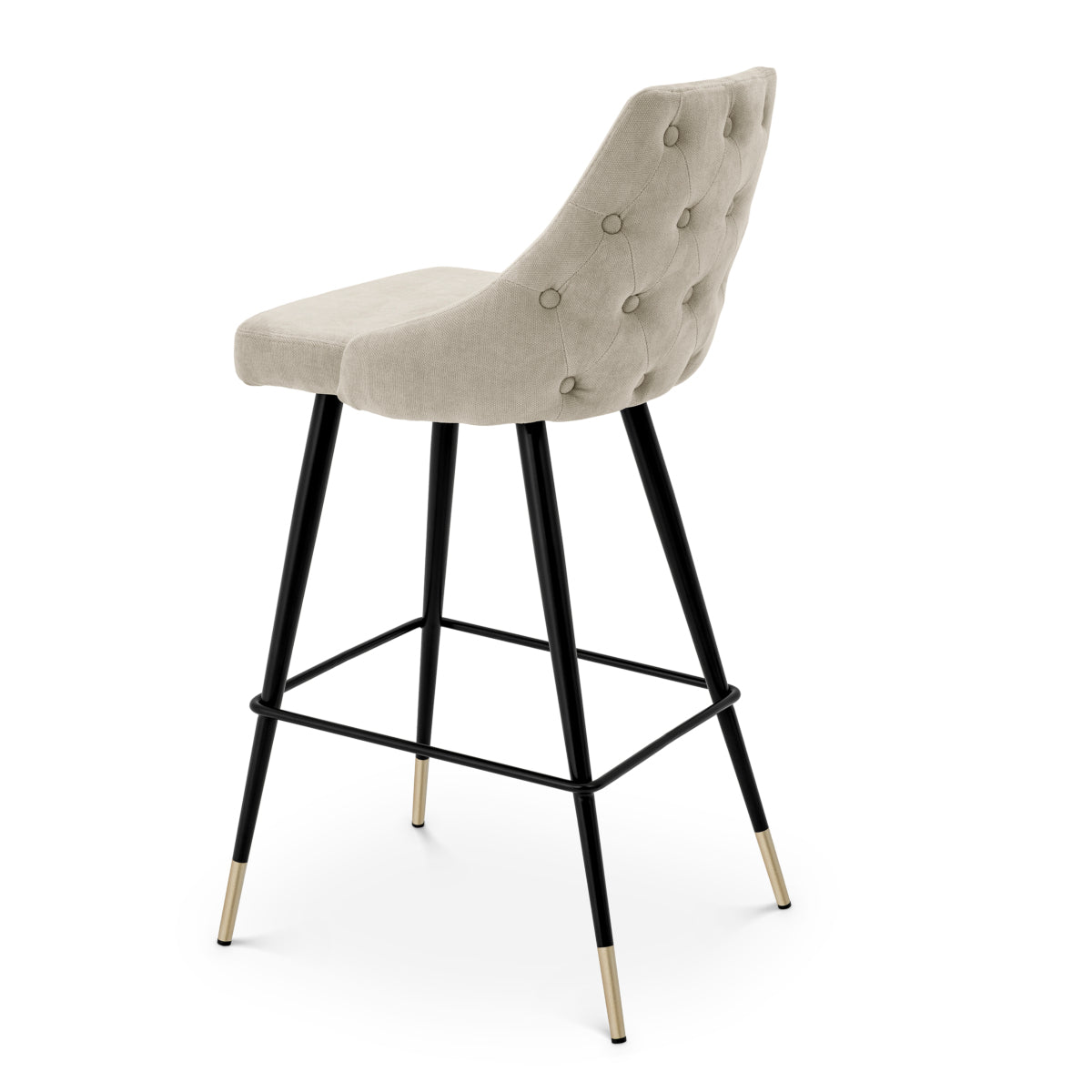 Buttoned Back Bar Stool Cedro | Eichholtzmh.com