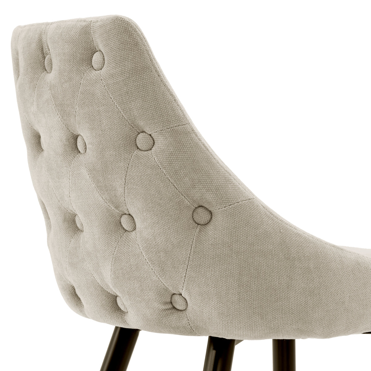 Buttoned Back Bar Stool Cedro | Eichholtzmh.com