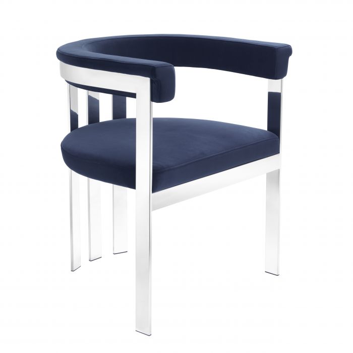 Dining Chair Clubhouse pol ss savona midnight blue