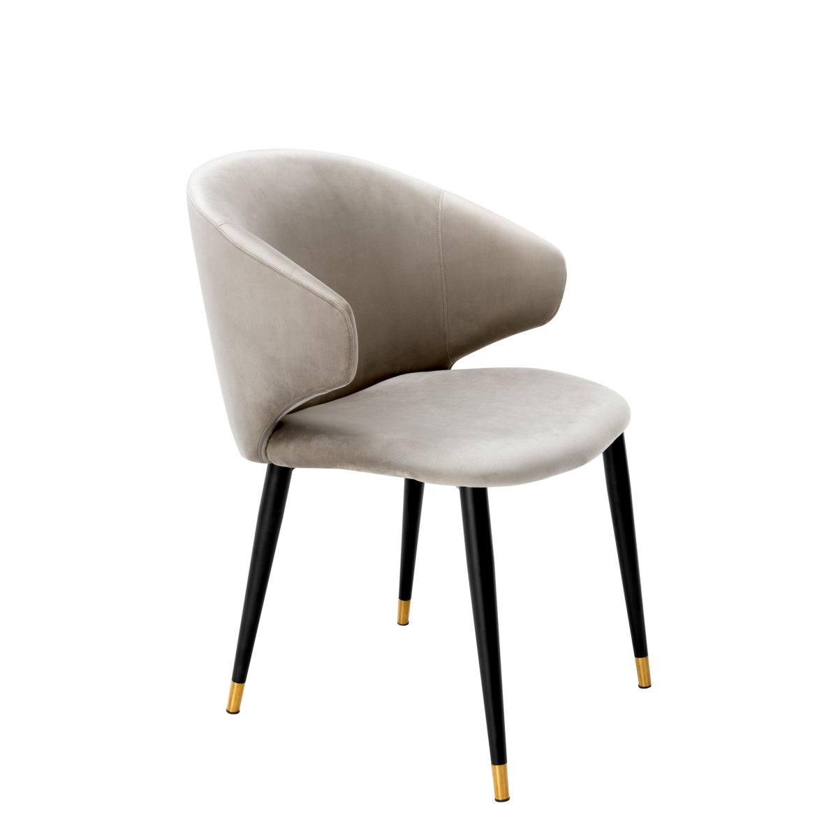 Velvet Retro Dining Armchair Volante | Eichholtzmh.com