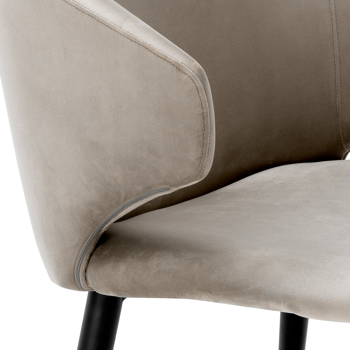 Velvet Retro Dining Armchair Volante | Eichholtzmh.com