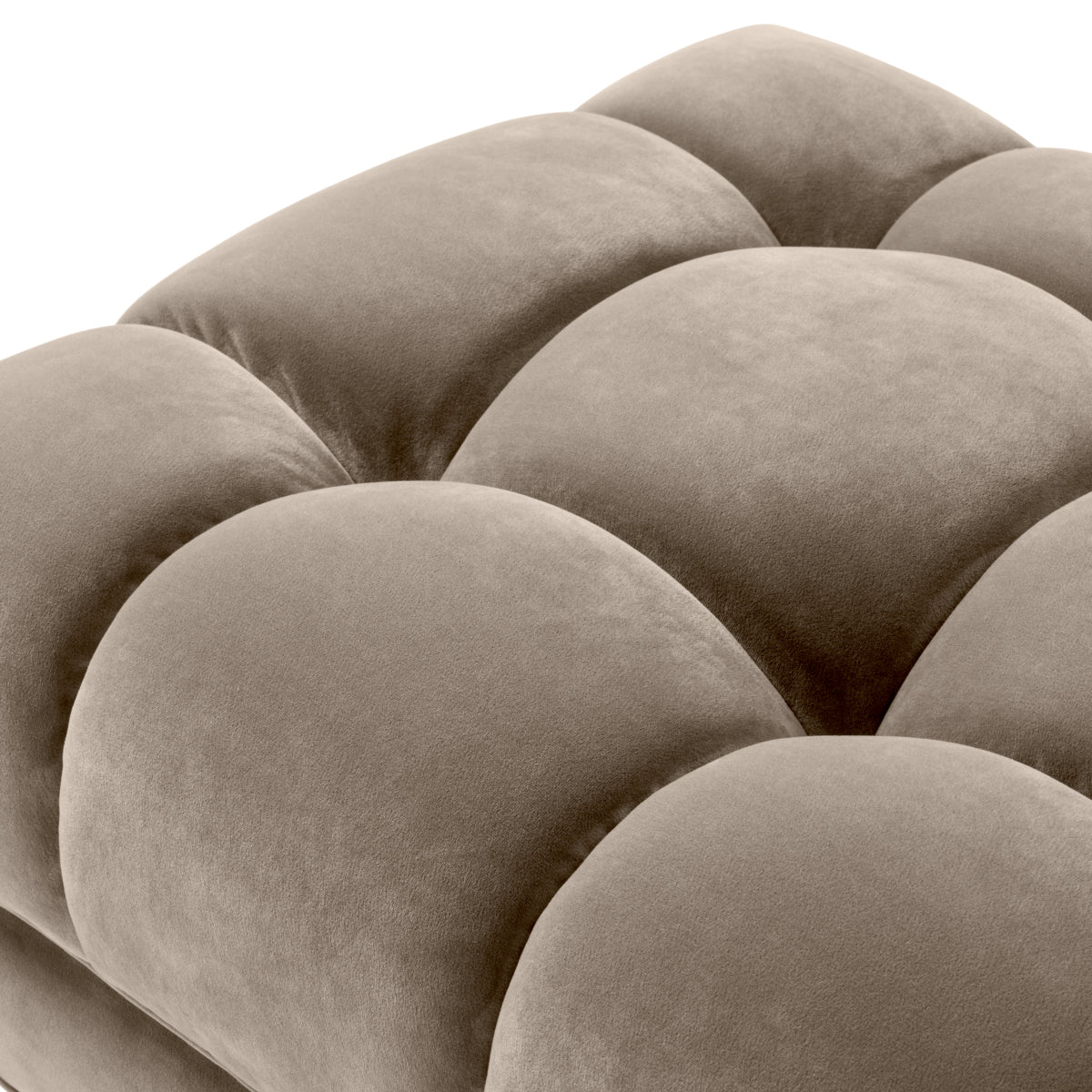 Greige Tufted Upholstered Bench Sienna | Eichholtzmh.com